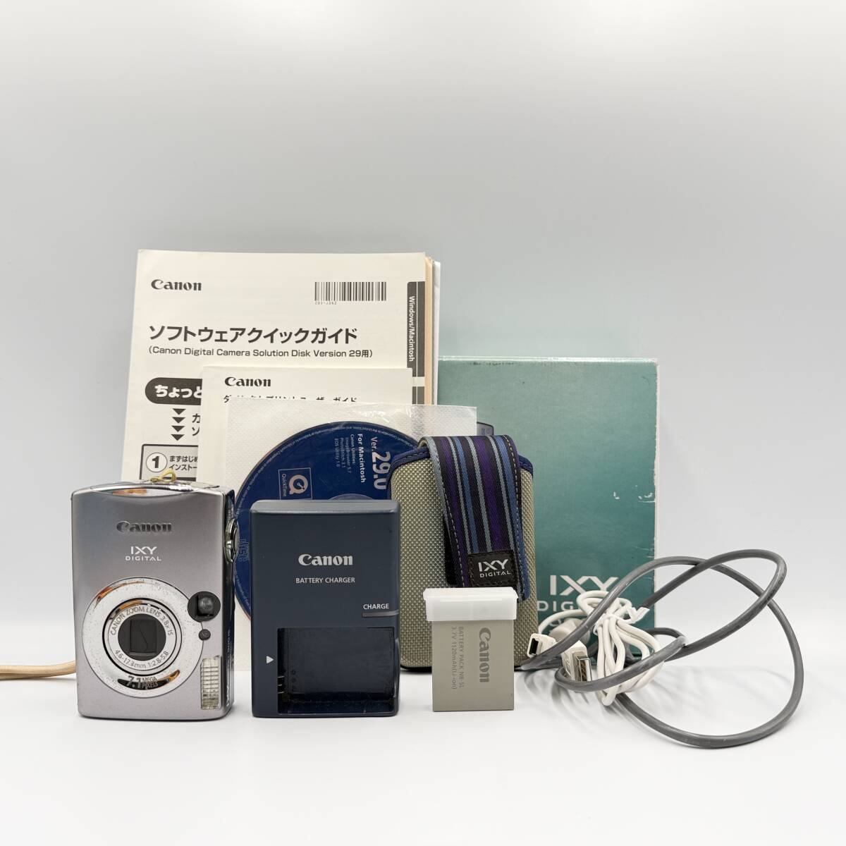 【動作品・備品元箱付・状態良好品】Canon IXY DIGITAL 900 is 3018004356 コンデジ デジカメ デジタルカメラ 撮影&フラッシュ動作OK拍卖