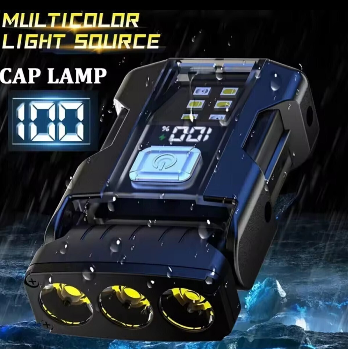 多機能 USB 充電懐中電灯調整可能なミニ LED 屋外トーチポータブルキーホルダーライト磁気キャンプ警告ランプ拍卖