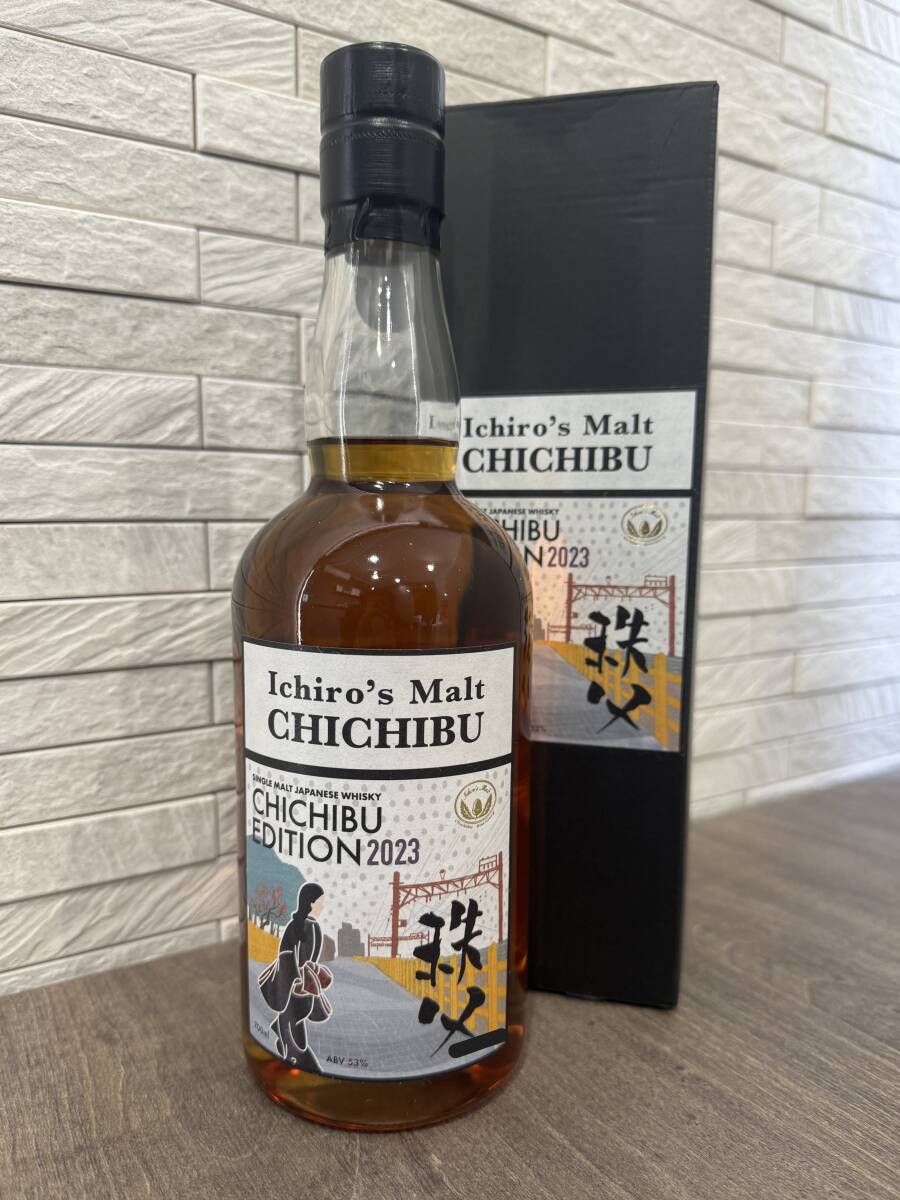 未開栓【 イチローズモルト 秩父エディション 2023 】700ml 53% 箱付き シングルモルト ジャパニーズ ウイスキー Ichiros Malt拍卖