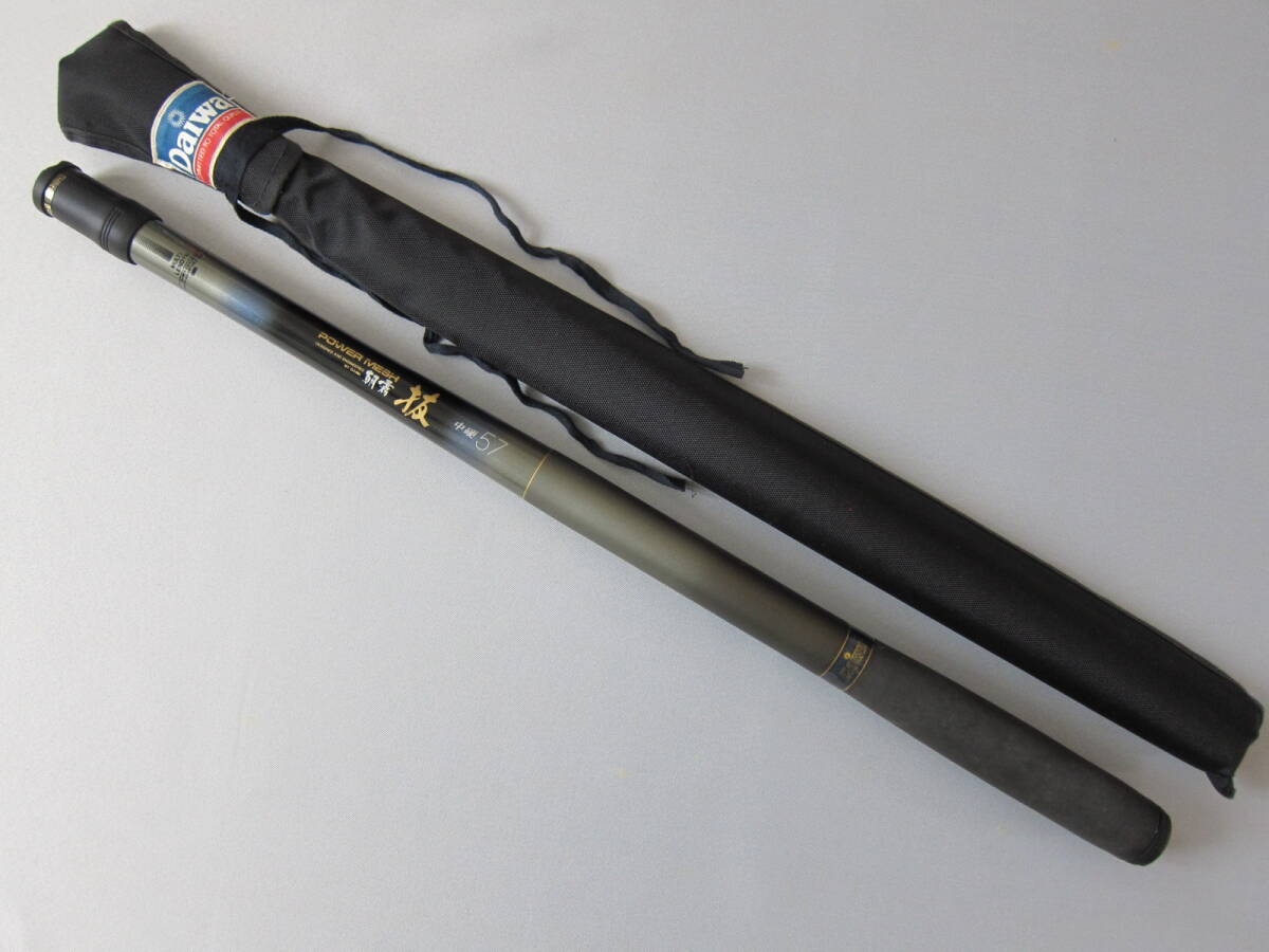 ■ダイワ■カーボウィスカー パワーメッシュ 朝霧 抜 中硬 57■中古美品拍卖