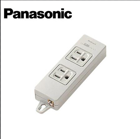 パナソニック WCH2302H OAタップ(接地15A形)(2コ口・グレー)(マグネット付)・適用コード3心ビニルキャブタイヤ丸形コード(VCTF)拍卖