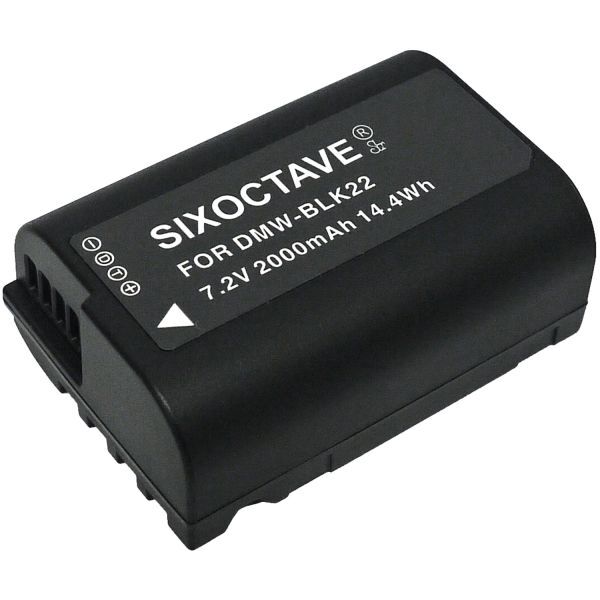 DMW-BLK22 Panasonic 互換バッテリー 1個 純正充電器で充電可能 DC-S5 LUMIX S5 DC-GH6拍卖