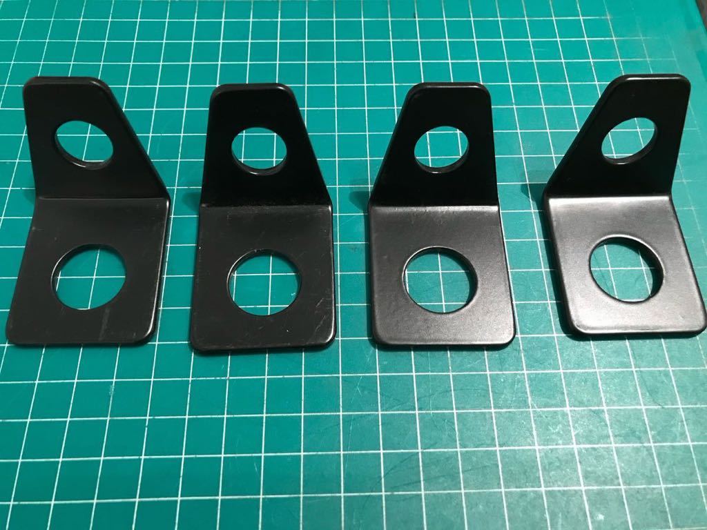 4点式シートベルト 取り付け用ブラケット ステー 金具 M12ボルト対応 4個入り セット 高強度スチール製 厚み3.5mm拍卖