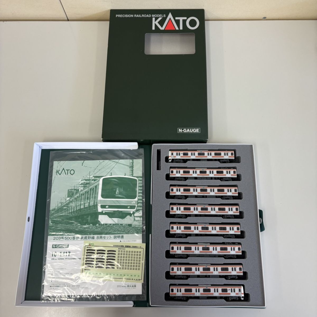 E302-CH19-1807 KATO カトー Nゲージ 10-1417 209系 500番台 武蔵野線 8両セット 通勤形電車 鉄道模型 コレクション 玩具 関水金属 TE拍卖