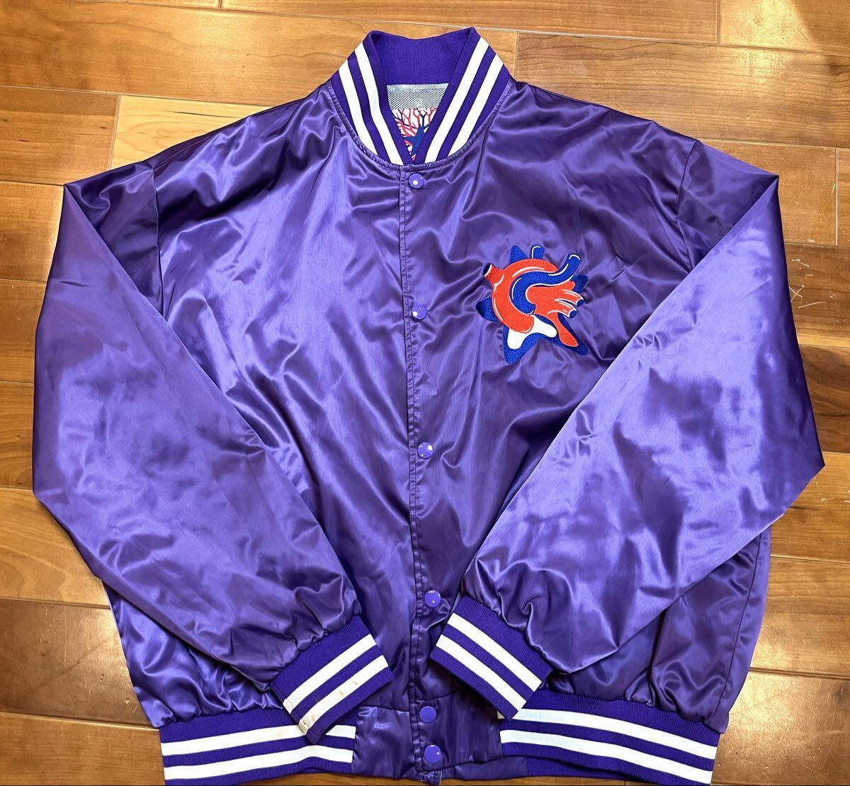 PHENOMENON Jacket size XL サテン フェノメノン ジャケット 紫拍卖