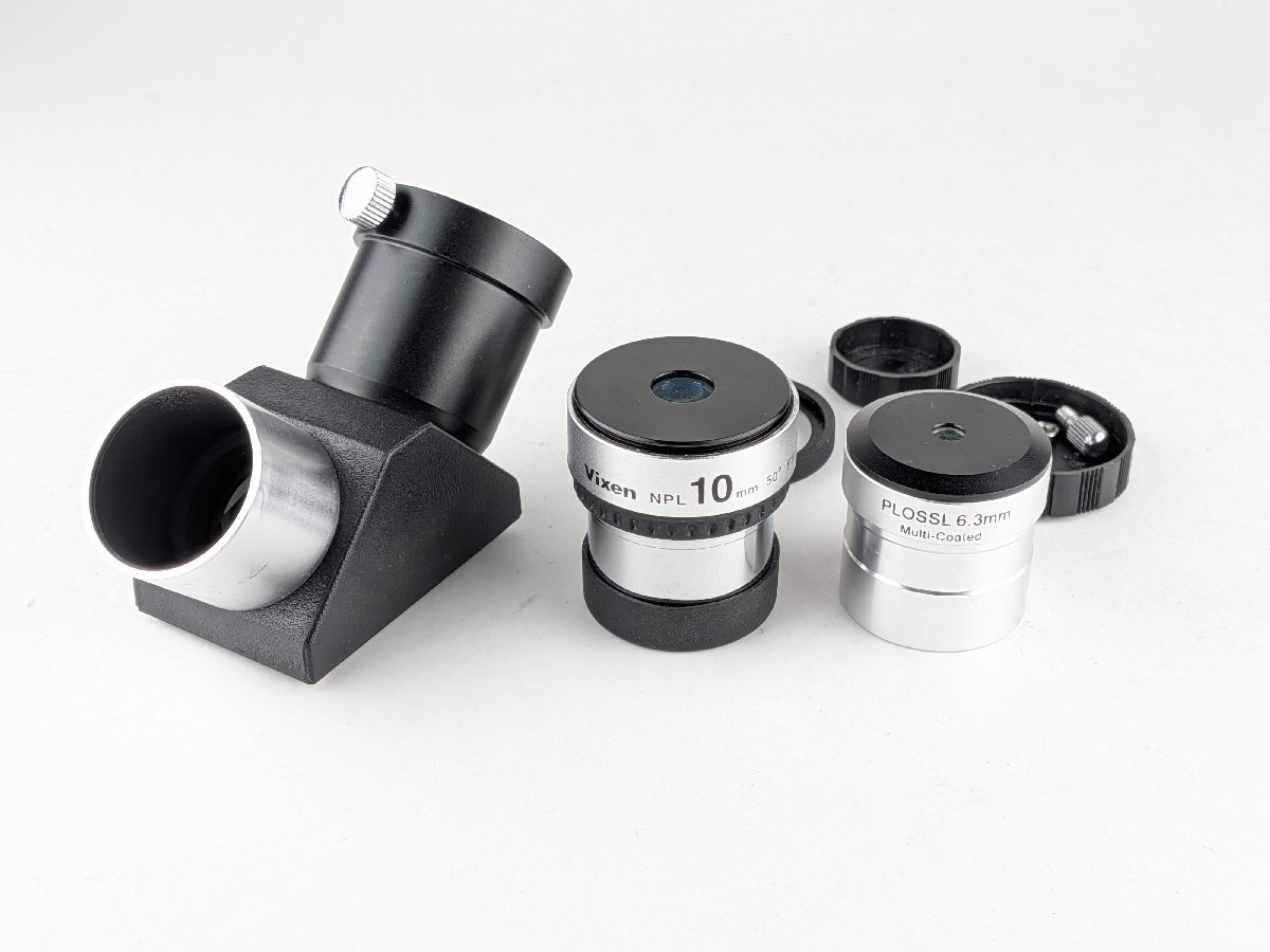 Vixen NPL 10mm 50° Plossl 6.3mm 天頂プリズム セット Fully Multi-Coated アイピース拍卖
