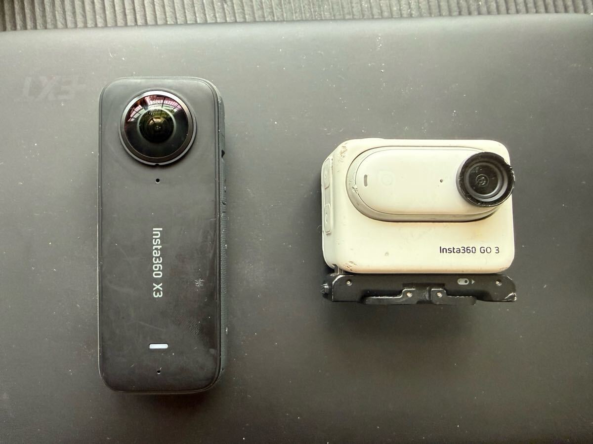 Insta360 X3 & Insta360 GO 3 アクションカメラ 2台セット拍卖