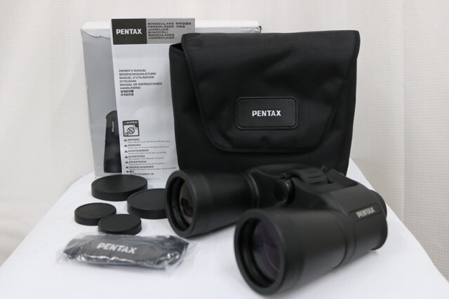 【返品保証】 【元箱付き】ペンタックス Pentax JUPITER 12x50 5.6° ソフトケース 前後キャップ 説明書付き e9512拍卖