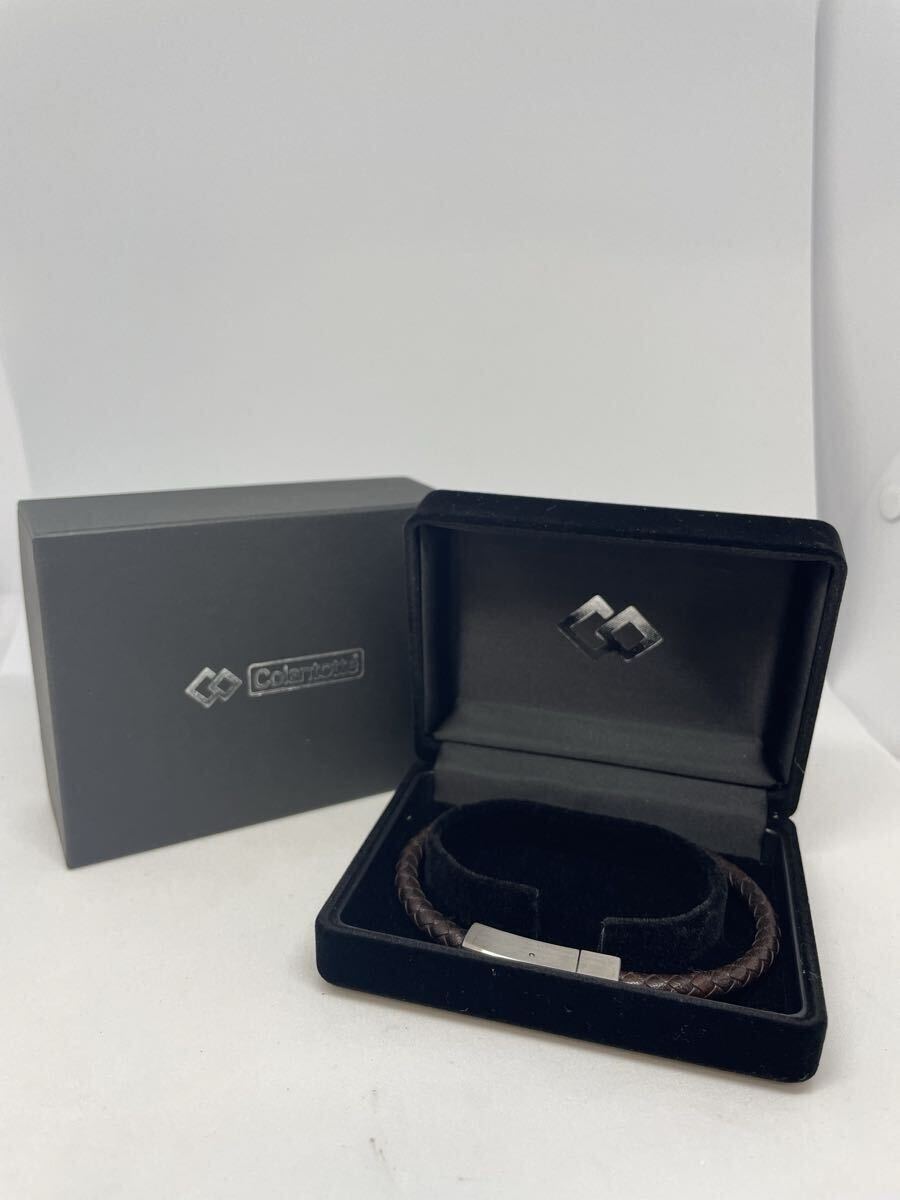 Colantotte コラントッテ TAO ループ レオーネ ブレスレット ブラウン Lサイズ 19cm 磁気拍卖