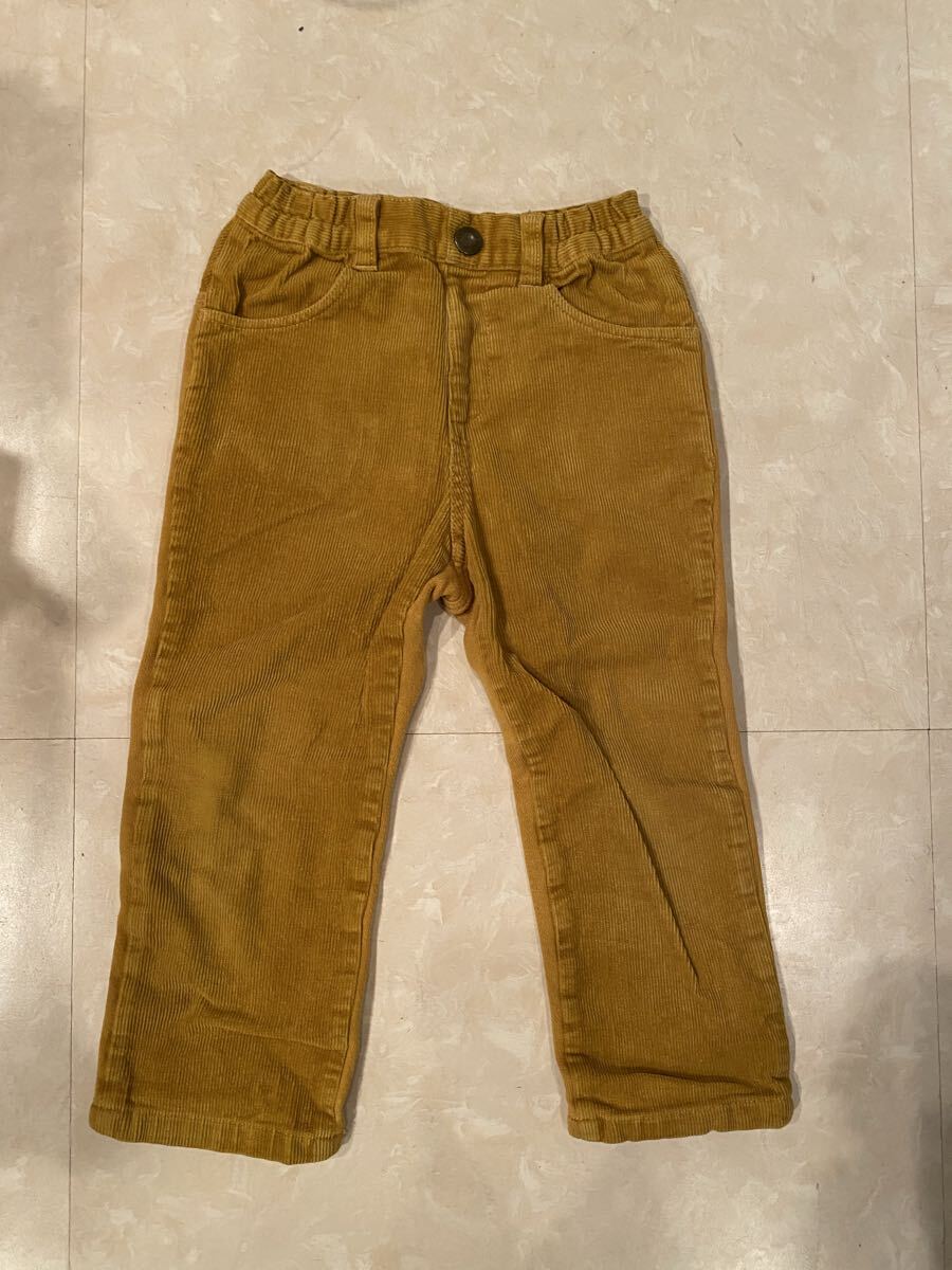 超美品familiarファミリア コーデュロイパンツ キッズ 長ズボン ズボン電車100サイズ拍卖