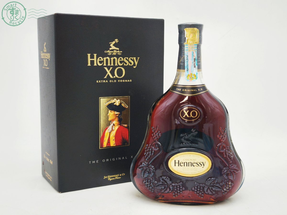 CC0605200 ▼ 1円~ Hennessy ヘネシー XO 黒キャップ COGNAC コニャック 700ml 40% 古酒 未開封 箱付 クリアボトル 保管品拍卖