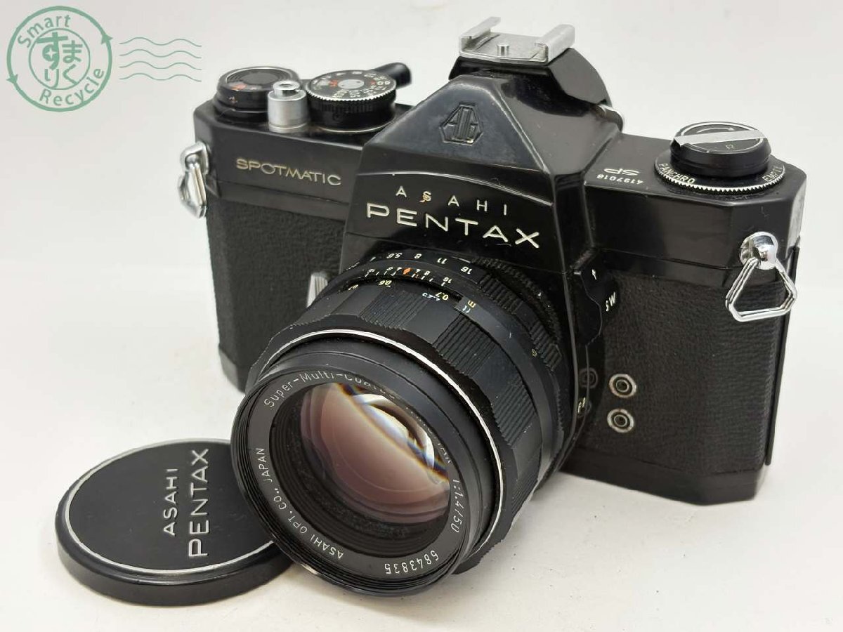 CC0605084 ● PENTAX SPOTMATIC ペンタックス スポットマチック Super-Multi-Coated TAKUMAR 1:1.4/50 一眼レフ フィルムカメラ 中古拍卖