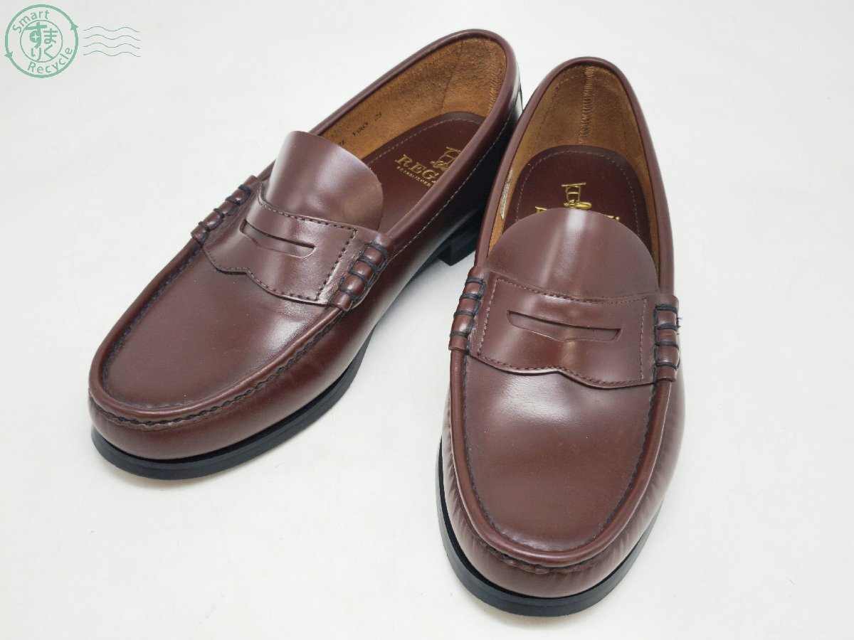 CC0807251 ▼ REGAL リーガル コインローファー ローファー 革靴 シューズ 表記サイズ25 EEE 靴 ファッション小物 くつ 現状品 中古品拍卖