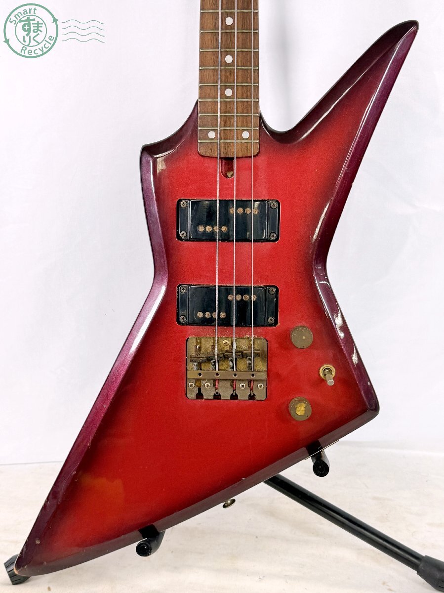 CC0706760 ■ Aria Pro Ⅱ アリアプロⅡ ZZB CUSTOM エクスプローラータイプ エレキベース 4032985 弦楽器 現状品拍卖