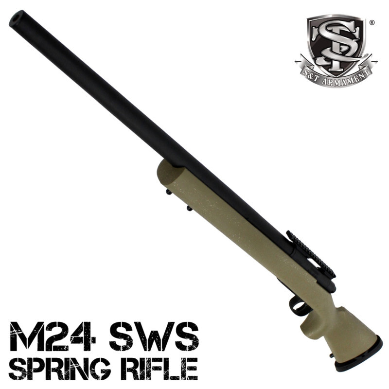【予備マグセット】S&T M24 SWS スポーツライン エアーコッキング ライフル TAN【180日保証】拍卖