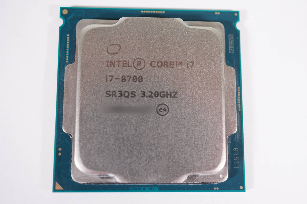 【1円スタート・動作確認済・即納】① Intel Core i7-8700 3.20GHz LGA1151 SR3QS 第8世代CPU拍卖