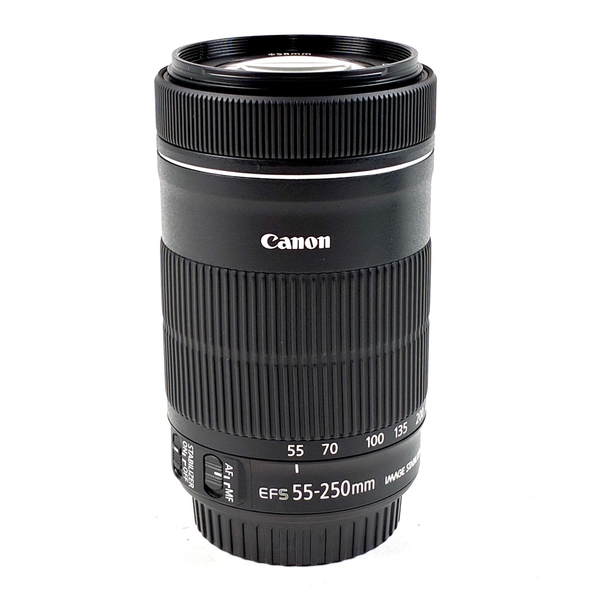 キヤノン Canon EF-S 55-250mm F4-5.6 IS STM 一眼カメラ用レンズ(オートフォーカス) 【中古】拍卖