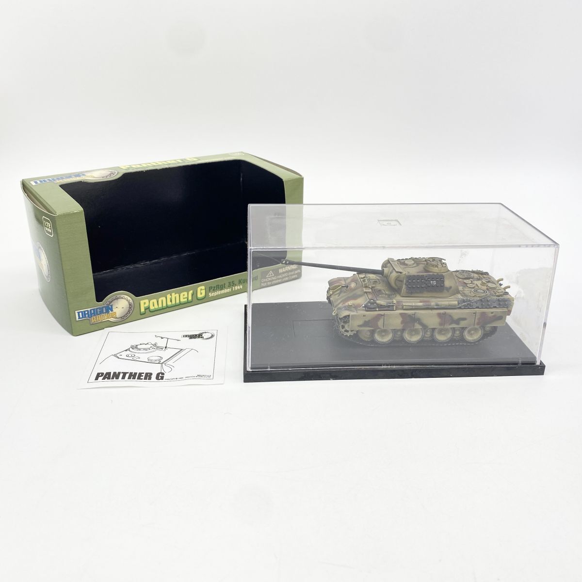 (32279)ドラゴンアーマー 1/72スケール №60010 Panther パンサーG 初期型 第35戦車連隊 Kurland 1944 箱付 戦車 模型拍卖