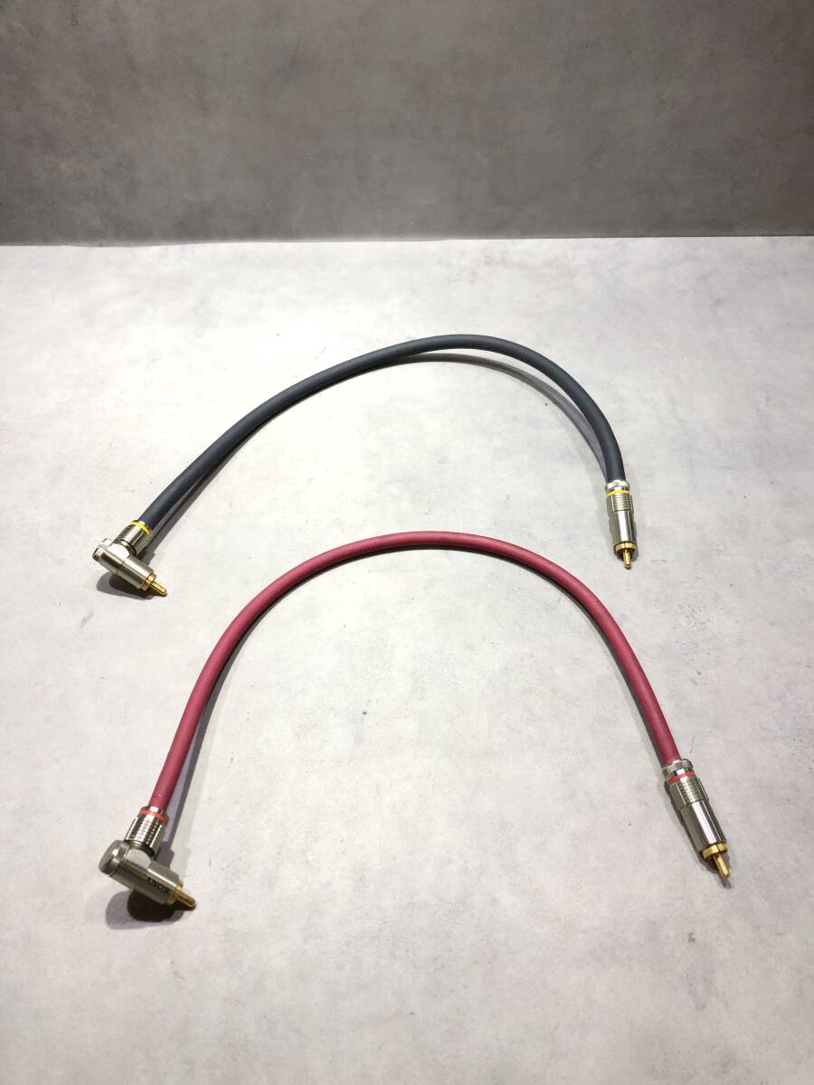 オーディオ・ビデオケーブル 2本【SA1709◎】audio-technica PCOCC AUDIO CABLE / VIDEO CABLE 75Ω SONY 約45cm / 約46cm【動作品】260324拍卖