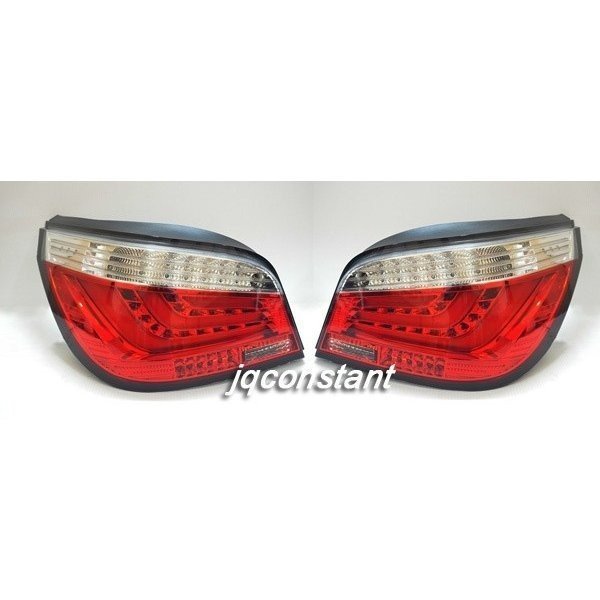 BMW E60 2008-2011y 後期用 ファイバーLEDテール レッドクリア F10仕様拍卖