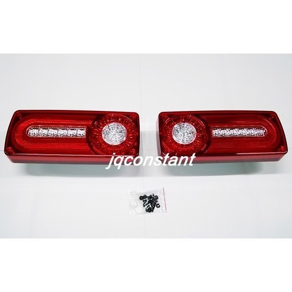 左右セット W463 Gクラス ゲレンデ ファイバー LEDテール レッドクリア拍卖
