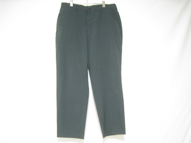 GU ジーユー ボトムス パンツ ウエストゴム ダークグリーン 緑 Mサイズ ポケット 無地 シンプル拍卖
