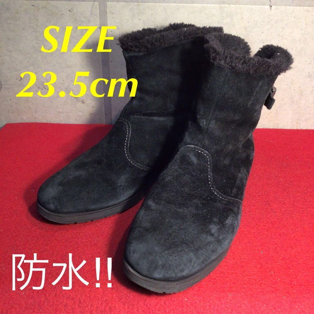 【売り切り!送料無料!】A-70 brilliant/ショートブーツ/裏ボア/23.0~23.5cm!箱なし!SIZE拍卖