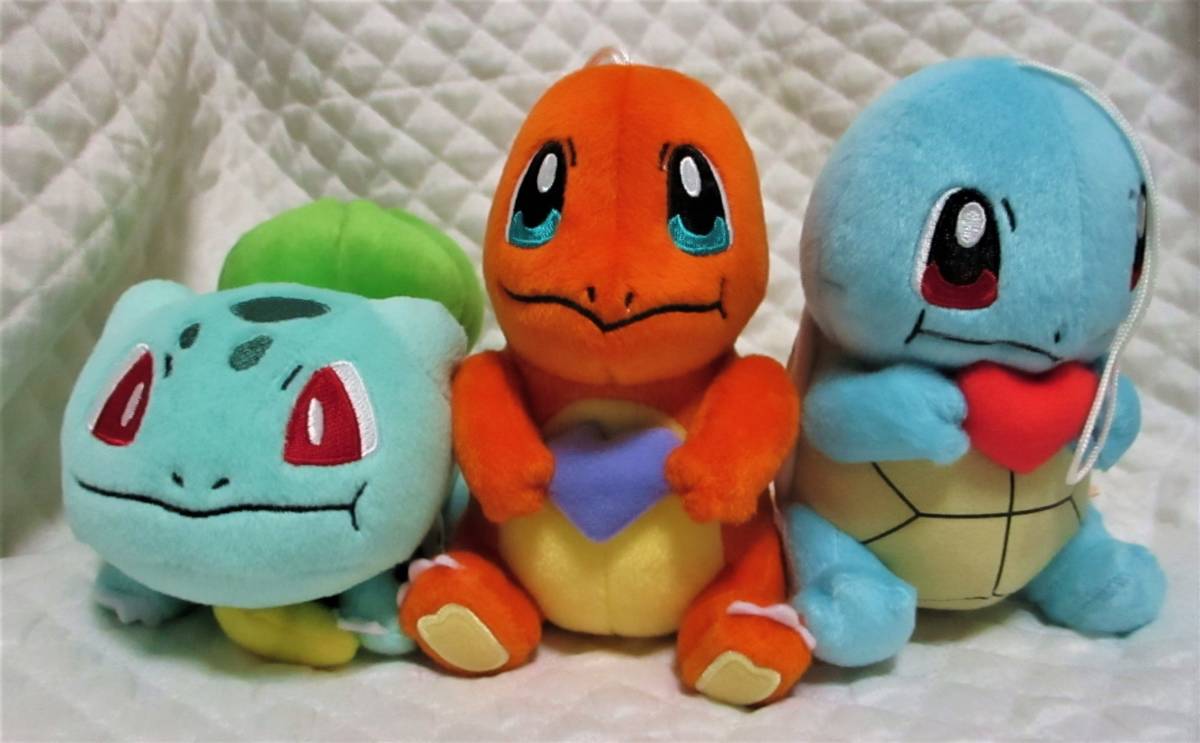 【 全3種セット もぐもぐタイム ぬいぐるみ 】 フシギダネ ヒトカゲ ゼニガメ ポケモン ポケットモンスター 非売品拍卖