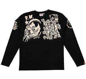 ブラッドメッセージ 死神 ロンT ブラック XXL bllt-1190 エフ商会拍卖