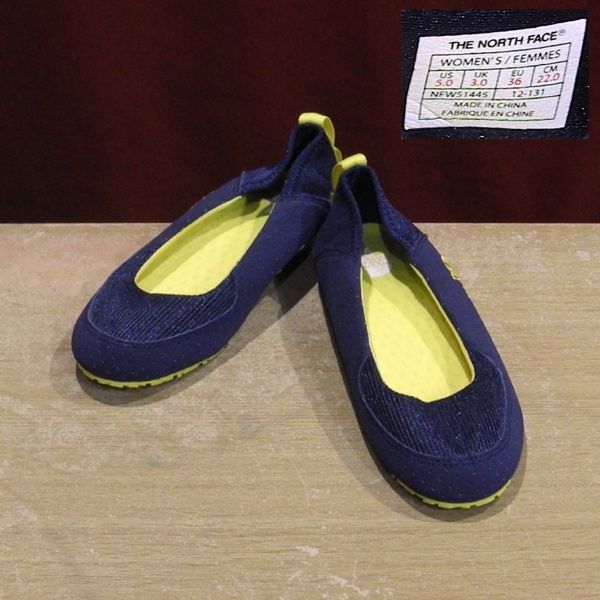 新品 THE NORTH FACE ノースフェイス Traverse BC Ballet トラバース ベース キャンプ サンダル シューズ 紺 黄色 22cm 未使用拍卖