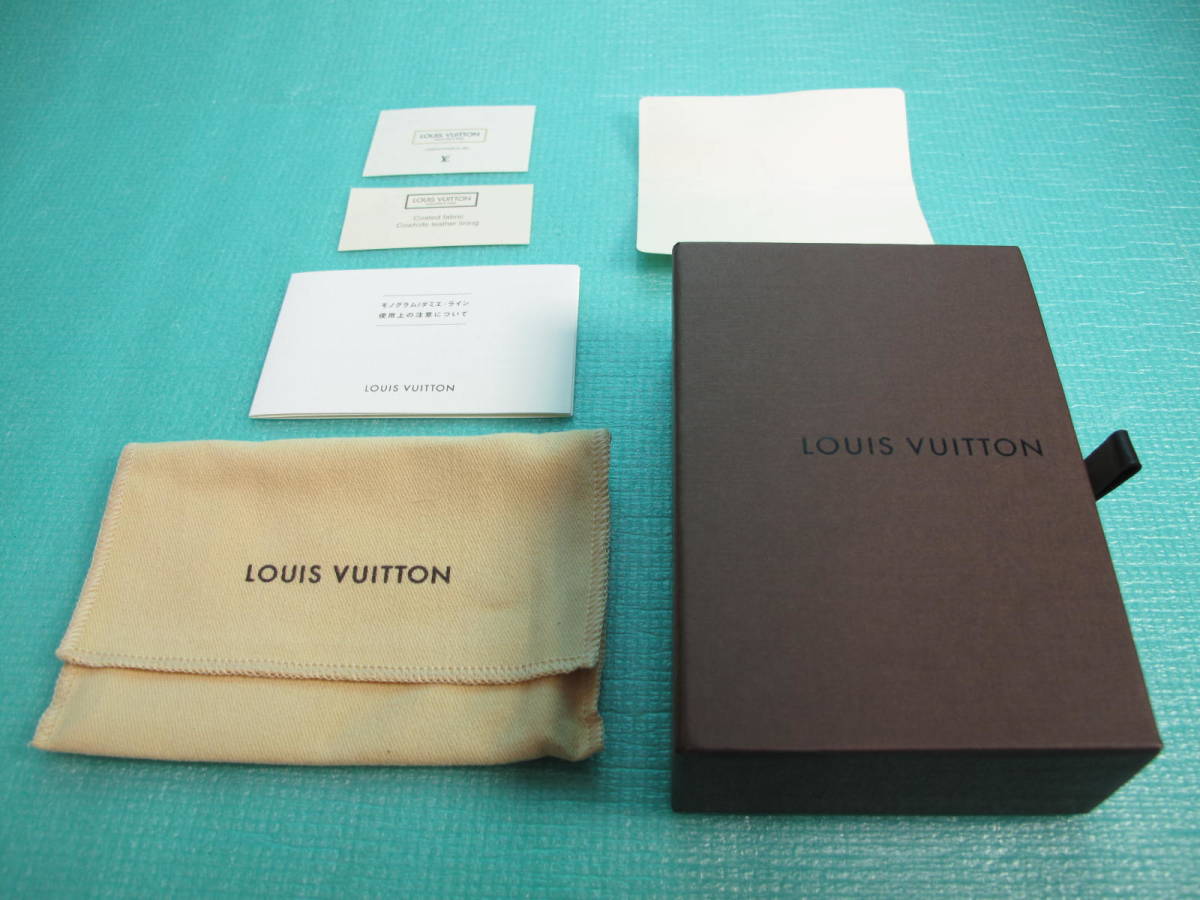 <正規品><美品>ルイヴィトン LOUIS VUITTON ダミエライン エベヌ ミュルティクレ4 箱のみ拍卖