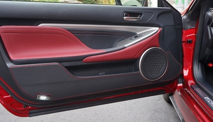 TOM'S トムス レクサス RC ドアキックプロテクター ドア傷つき防止 インテリア AVC10 GSC1# ASC10 全グレード拍卖