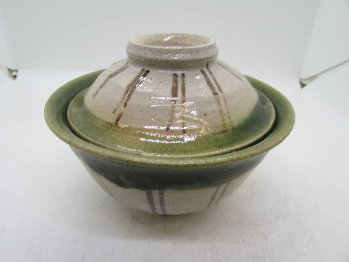 【送料無料】茶碗 蓋付 蓋は小皿にも (K408)拍卖
