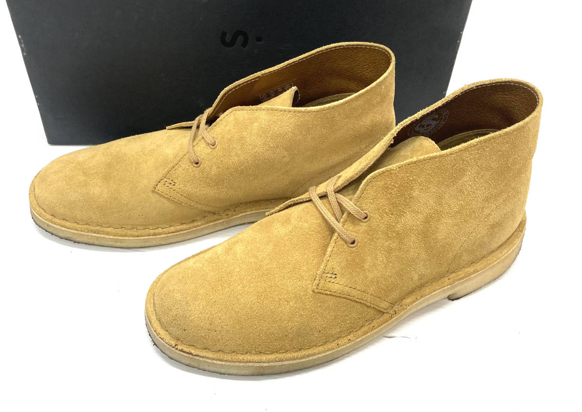 美品 clarks DESERT US71/2 25.5 FIT M デザートブーツ拍卖
