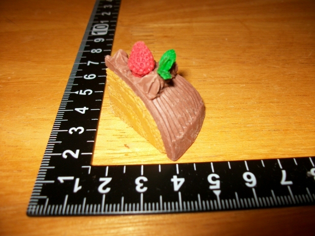 ●○ドール小物に チョコケーキ◆消しゴム○●拍卖