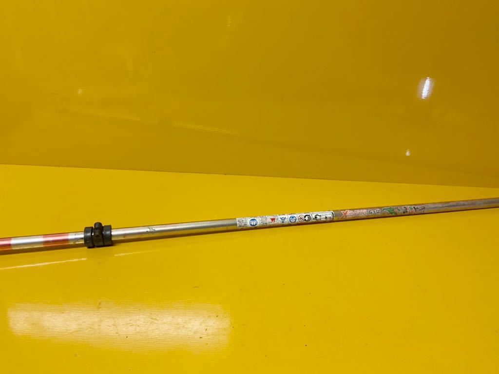 草刈機 刈払機 パーツ 部品 パイプ シャフト パイプ径24mmシャフト径7mm スプライン数7山 カーツウルトラ 三菱TL20 中古ベルトフック付拍卖