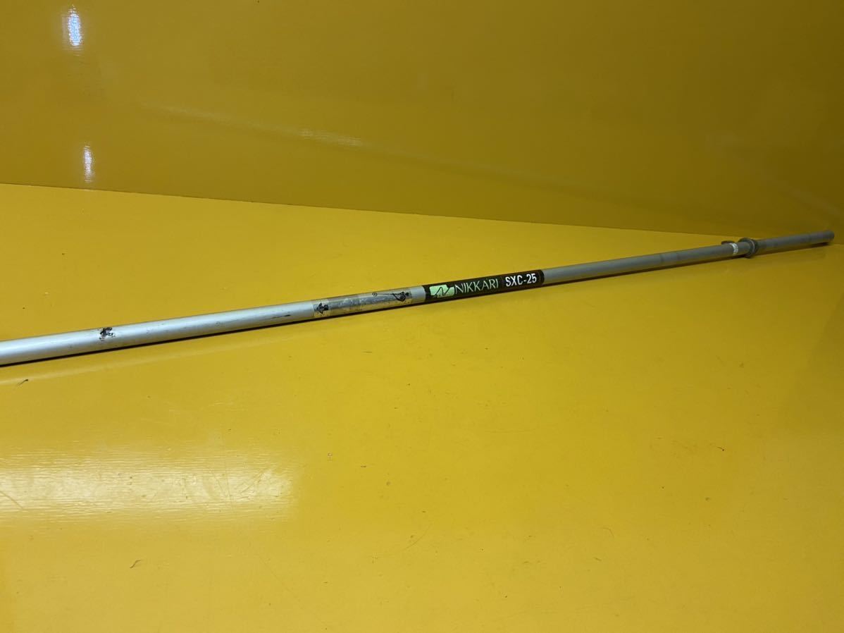 草刈機 刈払機 パーツ部品 パイプ シャフト パイプ径24mm シャフト径7mm 四角ギア ベルトフック付拍卖