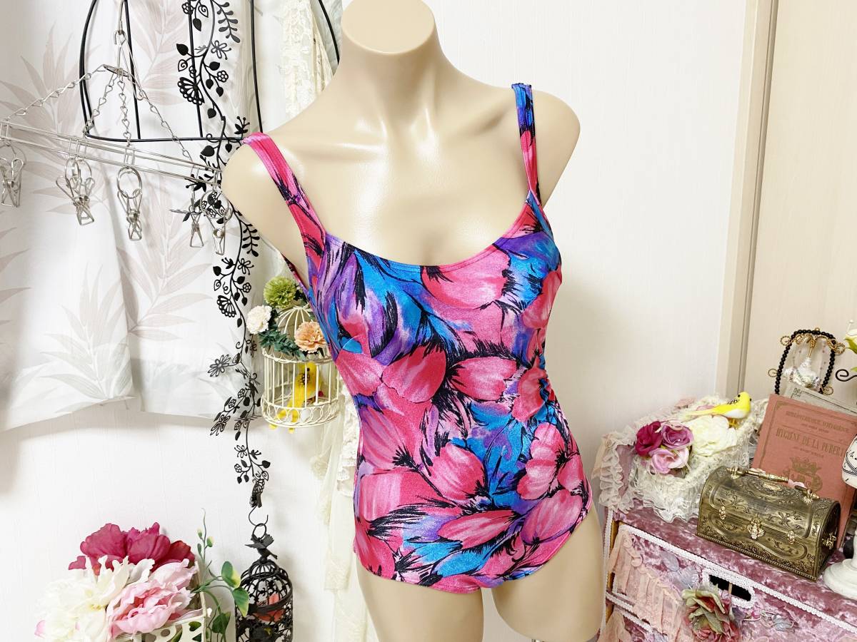 ●水着 9M・A●シャルレ*日本製◆メッシュ総裏地*お腹部分ひし形二重補正裏地:ピンク D-HG1231拍卖