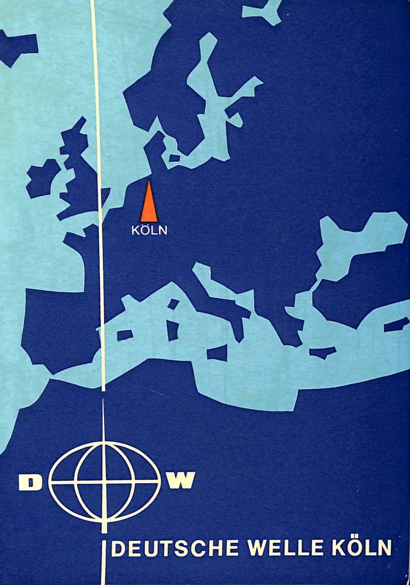 ①BCL★入手困難ベリカード★DW・ドイツ海外放送★DEUTSCHE WELLE★1970年拍卖