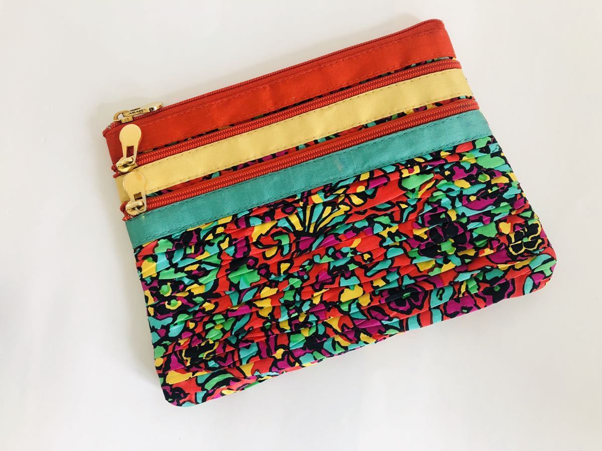 レアJIM THOMPSON ジム・トンプソン タイシルク 高級ブランド メイク 化粧ポーチ 小物入れ拍卖