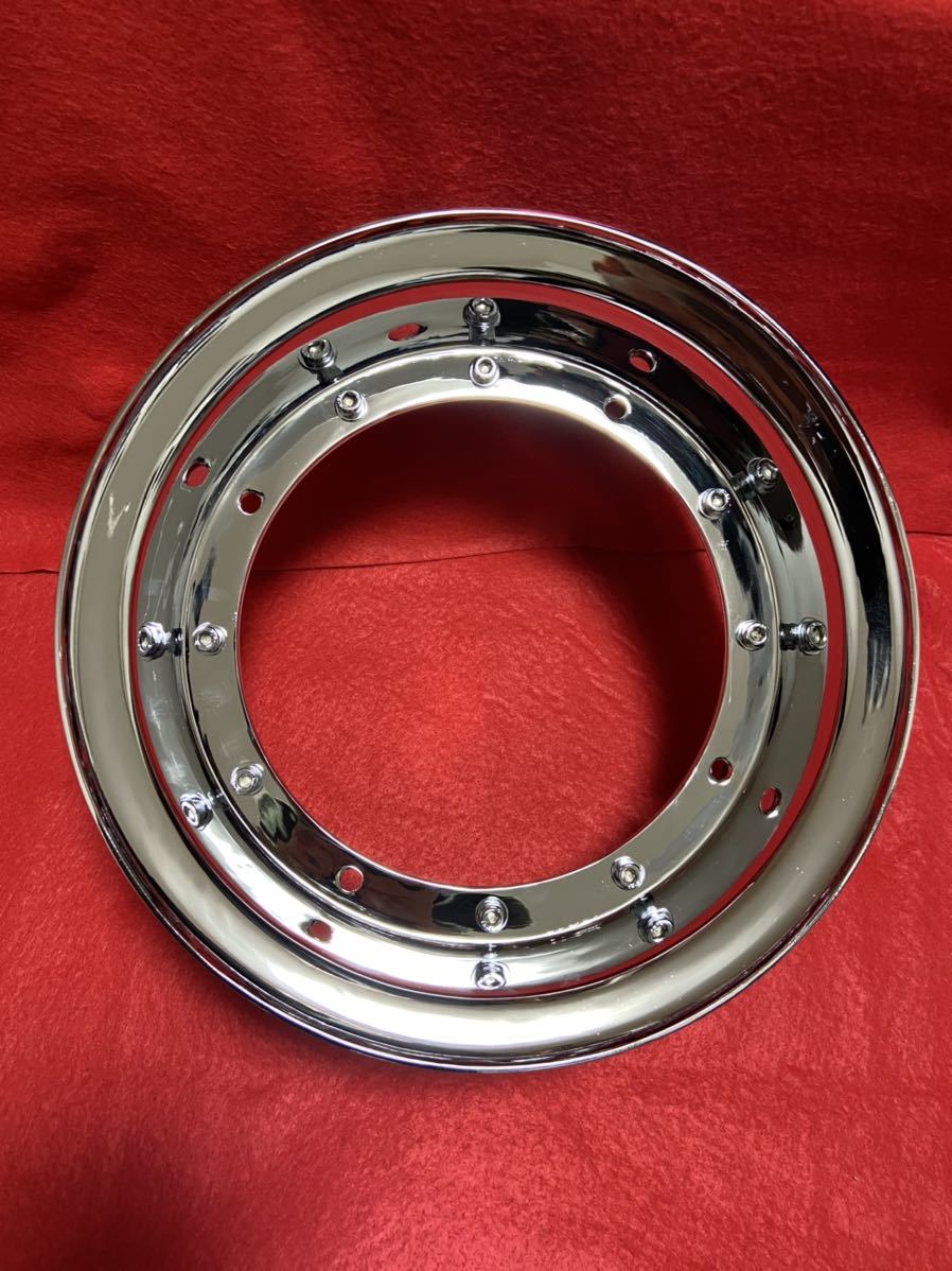 メッキ くるくる シャリー ダックス 4本ハブ Gクラフト 10インチ ワイドホイール 4J クルクル拍卖