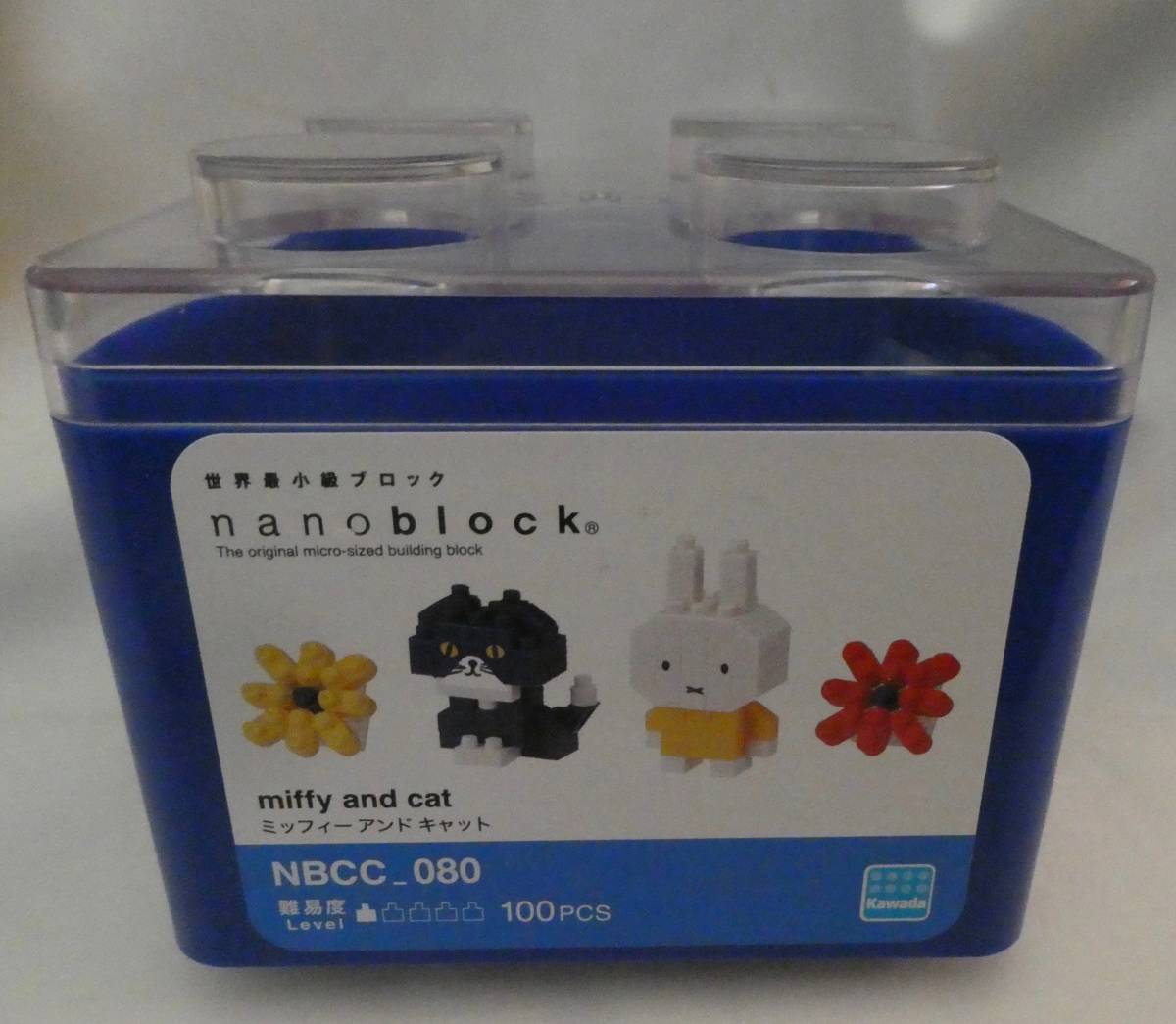 ナノブロック ミッフィー &キャット nanoblock 未開封品 NBCC-080 ねこ miffy 花 ブルーナー拍卖