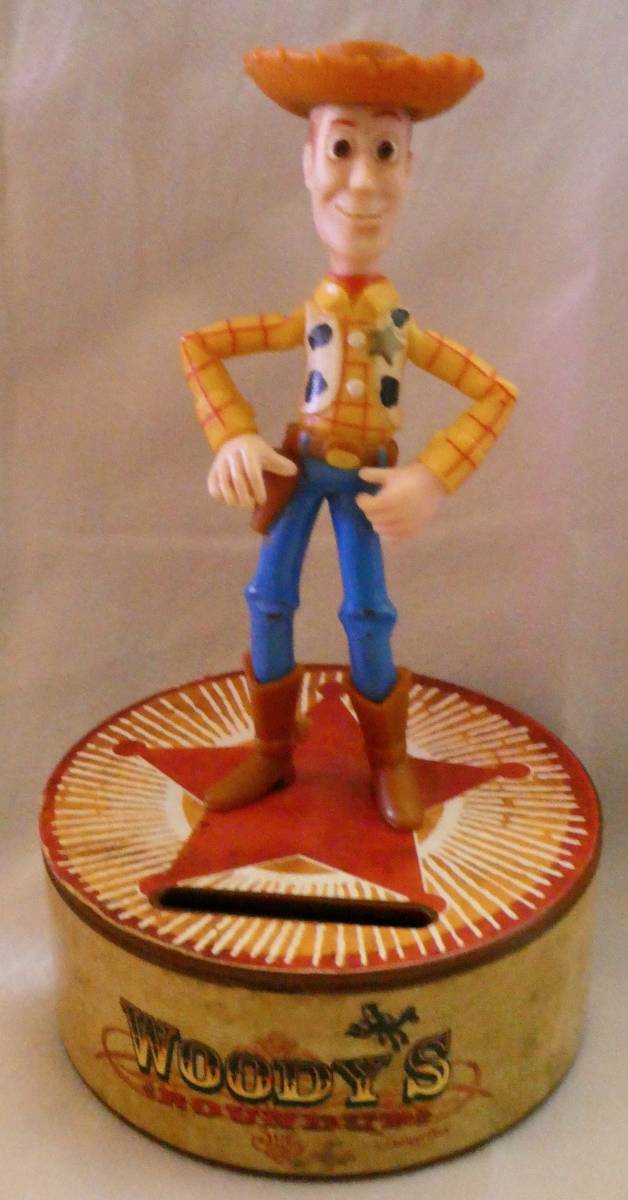 トイストーリー フィギュア 貯金箱 ウッディ ディズニー ピクサー 拍卖