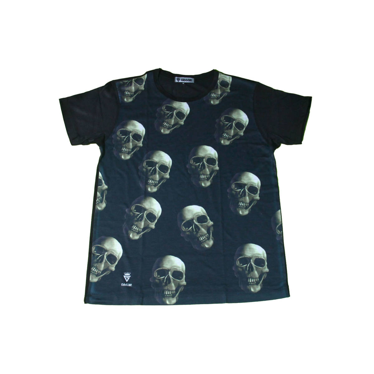 ガイコツ スカル ロック おしゃれ バンド ハード バイク アメリカ ストリート系 デザインTシャツ おもしろTシャツ メンズ 半袖★M114M拍卖