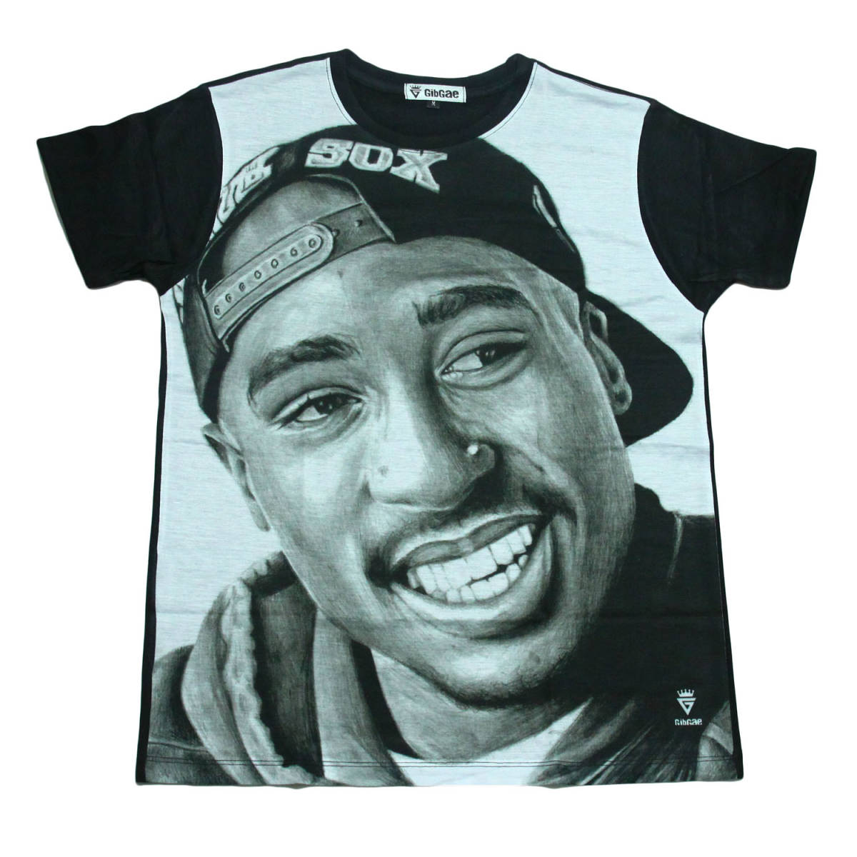 2PAC トゥパック ヒップホップ アメリカ ストリート系 デザインTシャツ おもしろTシャツ メンズ 半袖★M748M拍卖