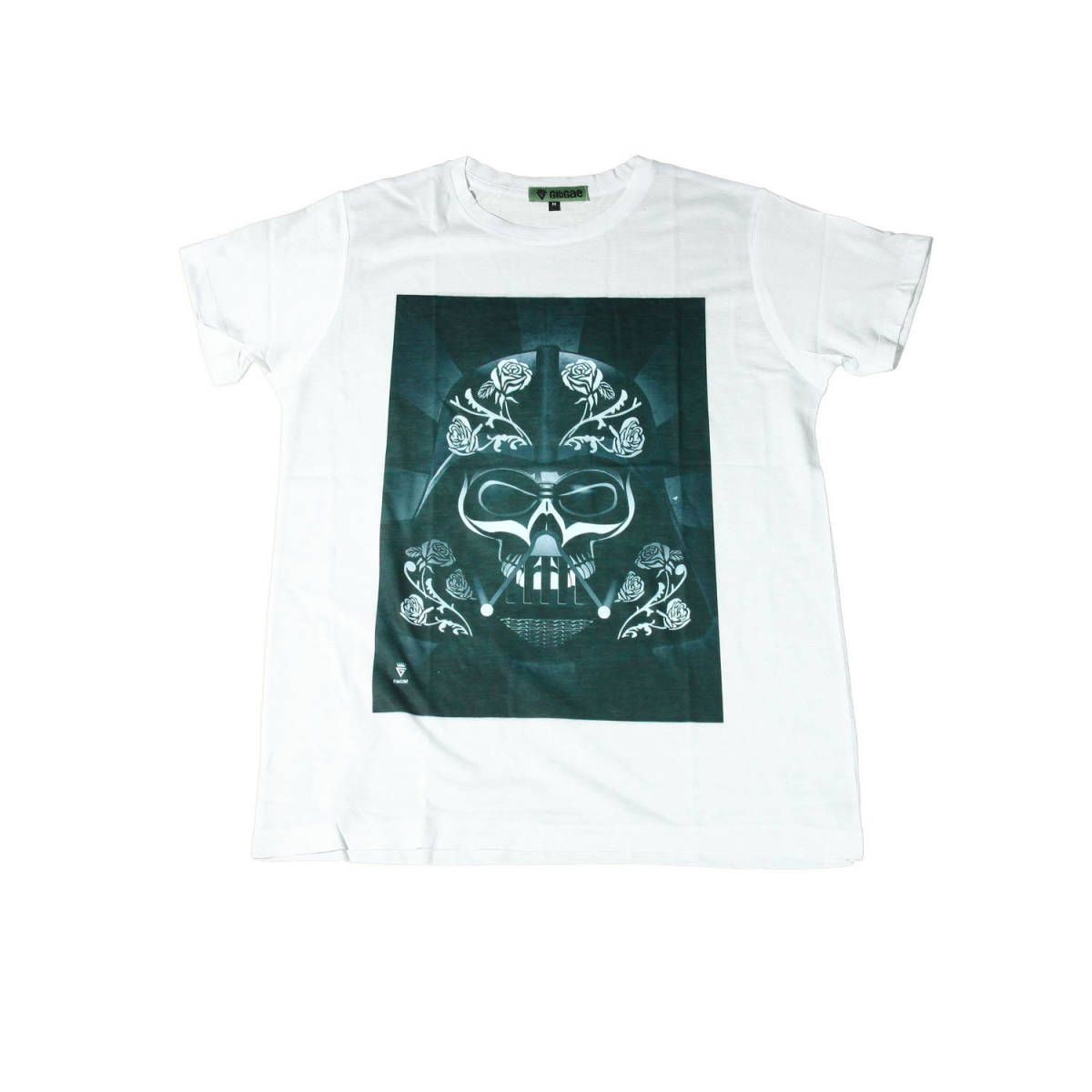 ドクロ カブト 兜 武士 サムライ ダース・ベイダー ストリート系 デザインTシャツ おもしろTシャツ メンズ 半袖★M96M拍卖