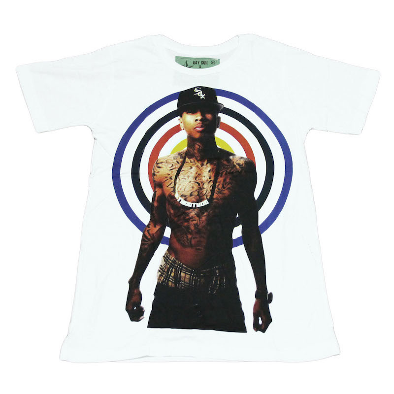 クリスブラウン アメリカ ラン・イット タトゥー キャップ ストリート系 デザインTシャツ おもしろTシャツ メンズ 半袖★M353L拍卖