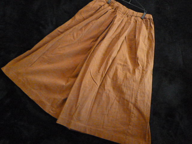 studioCLIP/スタディオクリップ△茶系フレアーワイドパンツM/ガウチョブラウン系ゆったり幅広ナチュラル系スタジオクリップ△P36拍卖