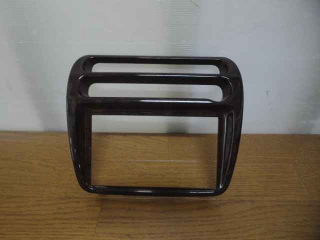 ダイハツ ムーヴカスタムXX L602S 純正センターパネル オーディオパネル カバー ウッド 木目調 後期 【裏ムーヴ拍卖