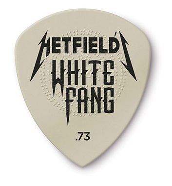 【新品】Jim Dunlop(ジムダンロップ) / HETFIELD’S WHITE FANG CUSTOM FLOW PICK 0.73mm 3枚セット拍卖